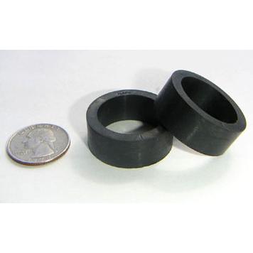 1" Mini Black Flipper Rubber